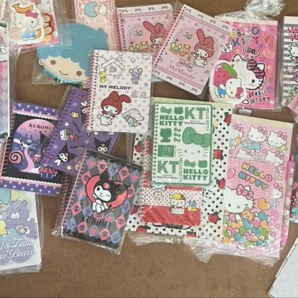 Kawaii little twin stars  Vintage Stationery Lot Sanrio Japan